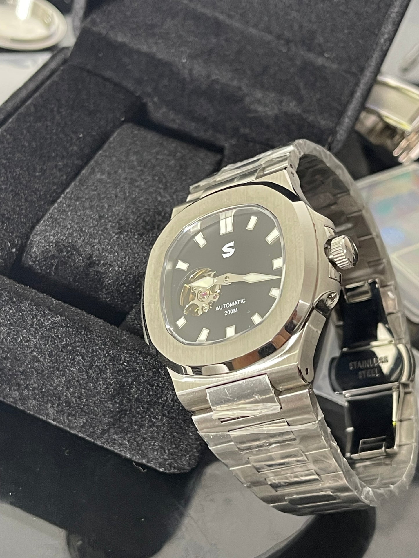 S-Design Nautilus NH38 Automatic Skeleton Watch
