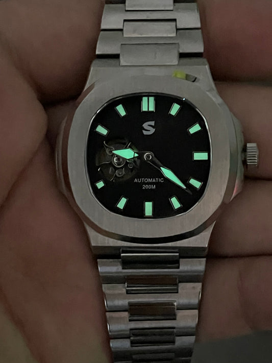 S-Design Nautilus NH38 Automatic Skeleton Watch